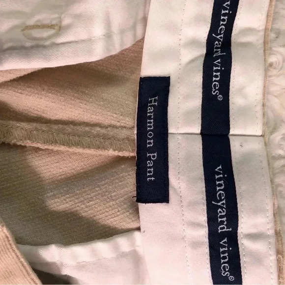 Vineyard Vines Harmon Mens beige corduroy pants 32x32 - Picture 6 of 7